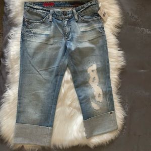 NWT AG THE SHORTY CAPRI JEANS 26R